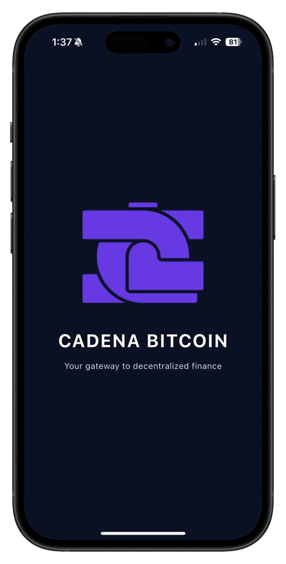 Signer app title screen